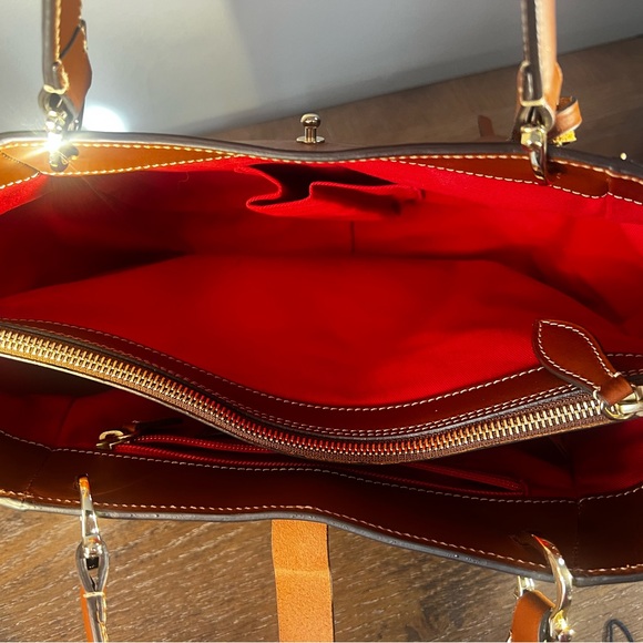 Dooney & Bourke Alto Small Camilla in Color Saddle - Picture 8 of 15
